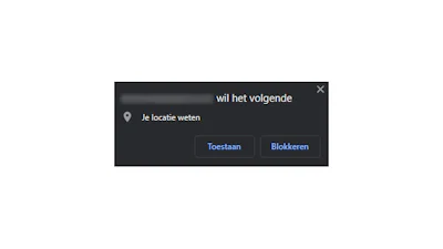 Pop-ups voor meldingen en locatie uitzetten in je browser
