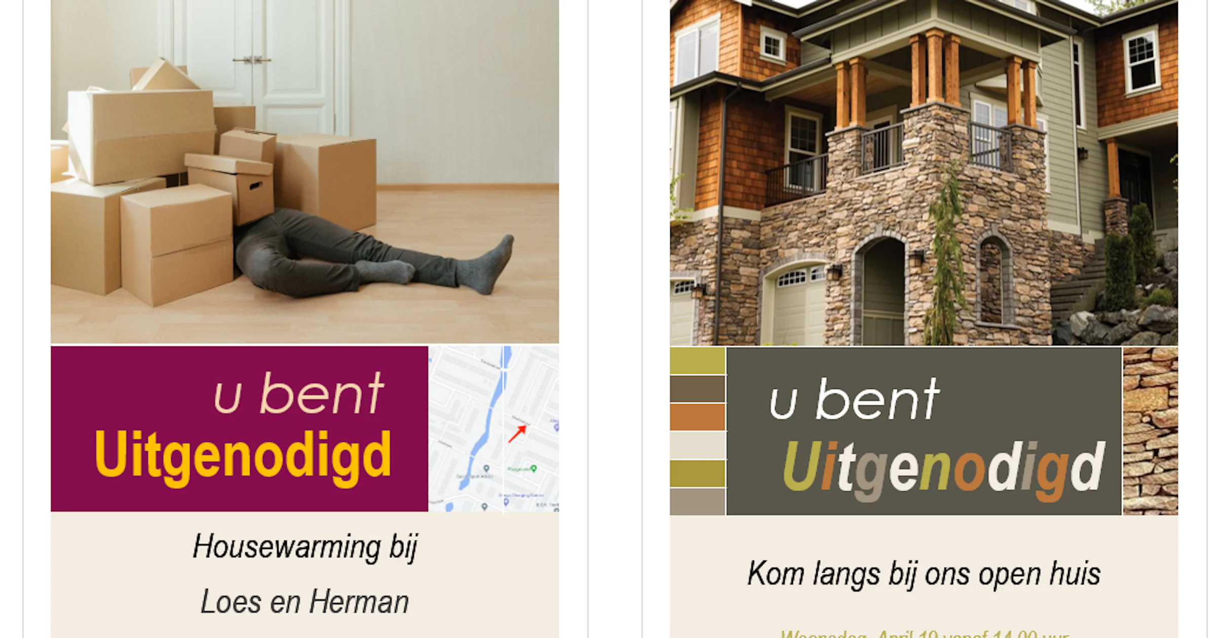 Uitnodiging of brochure maken in Word