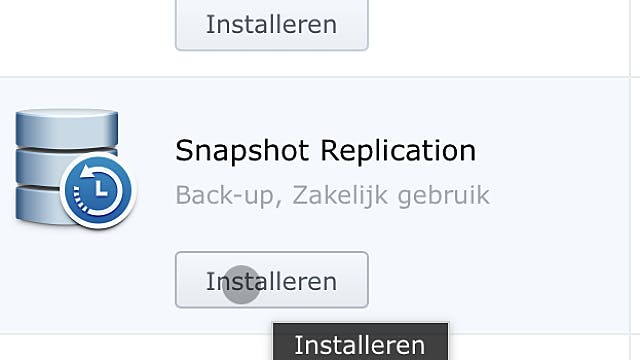 Snapshots maken op je Synology NAS