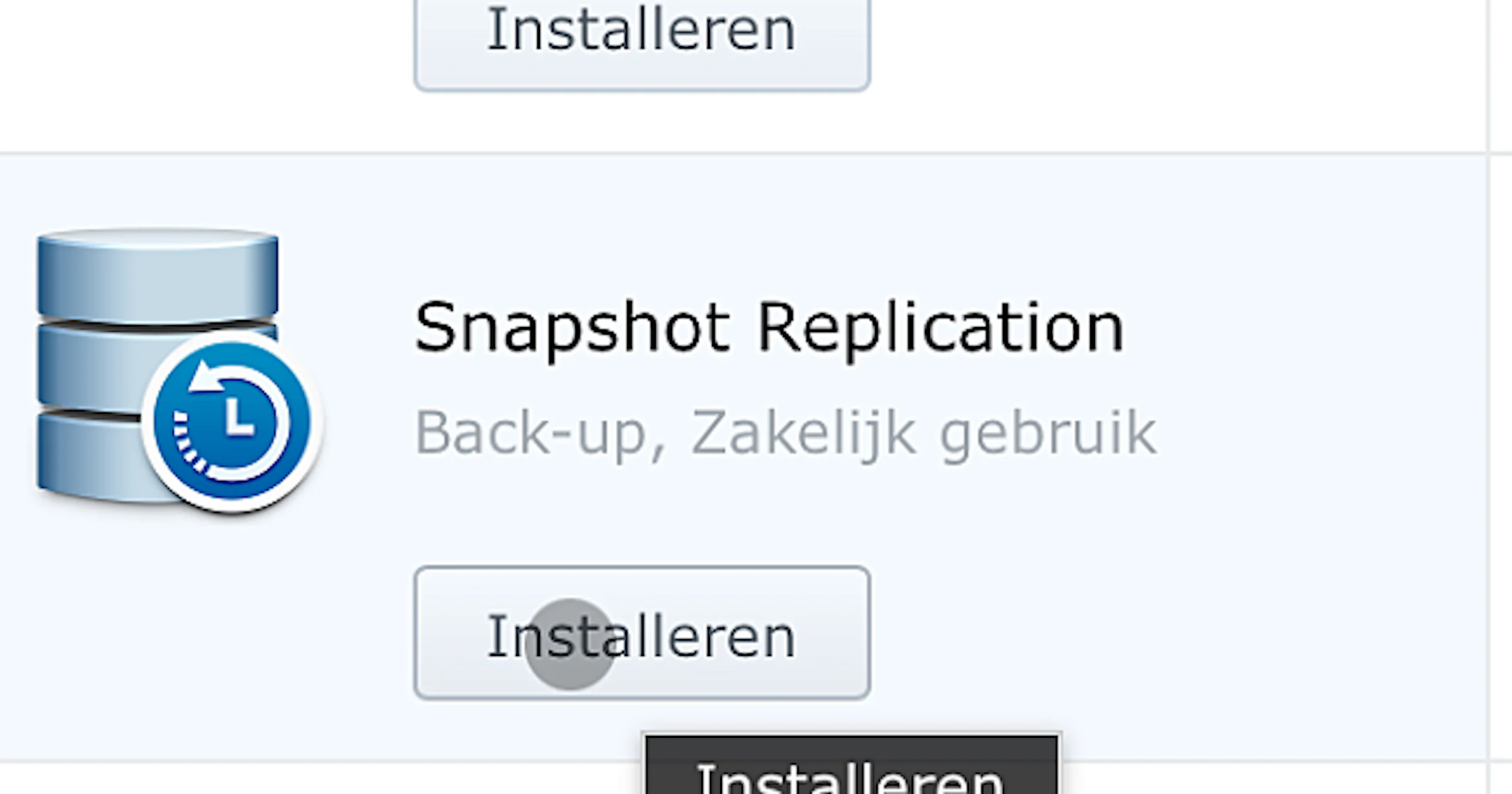 Snapshots maken op je Synology NAS