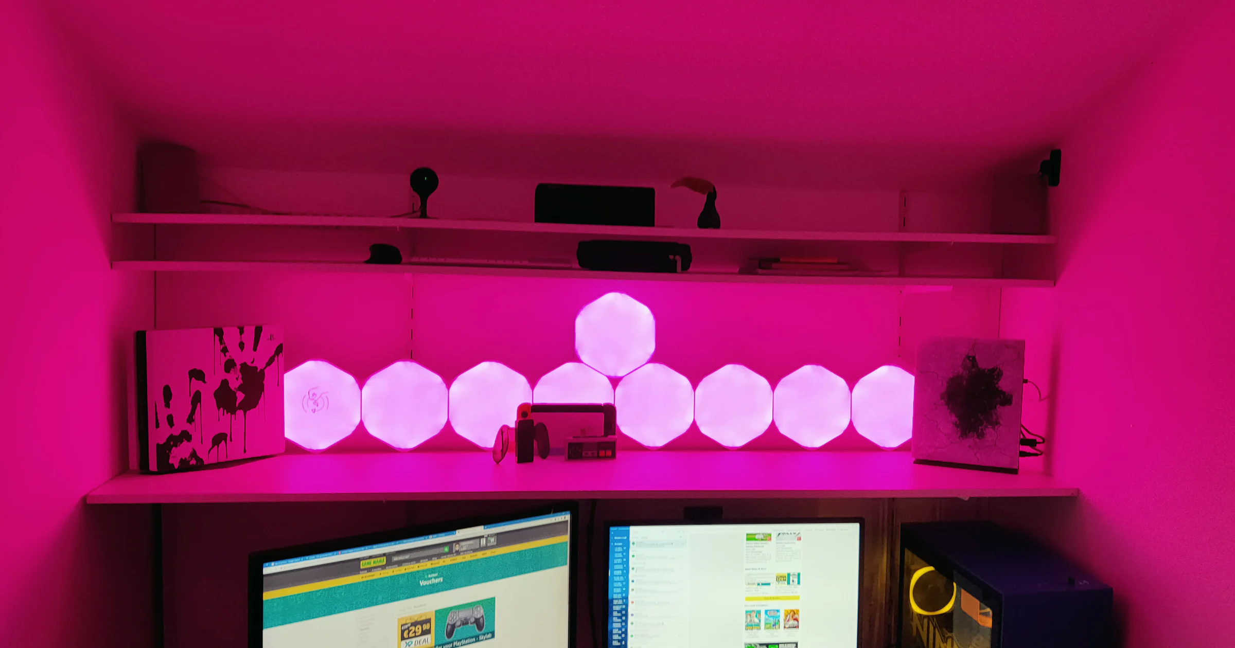 Nanoleaf Shapes - Kleurrijke lichtpanelen voor de moderne kamer