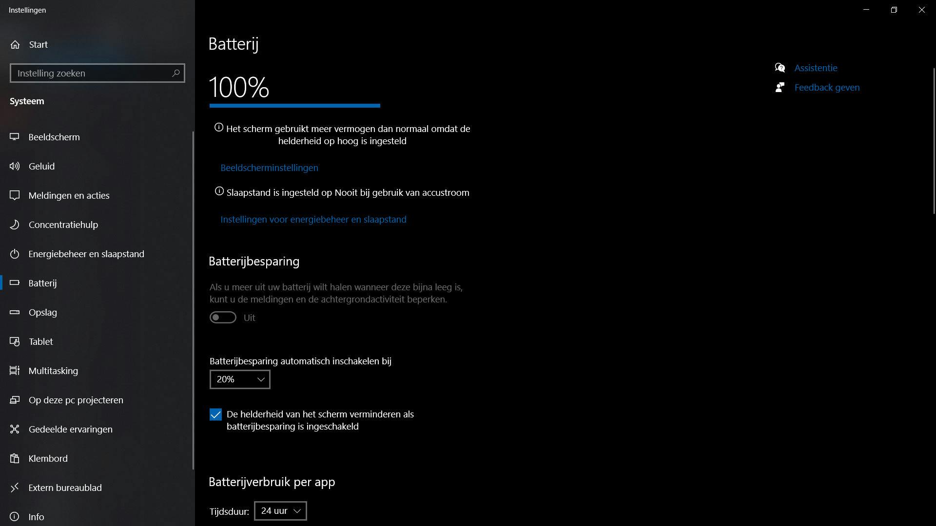 Windows 10 krijgt uitgebreide batterijpagina: dit weten we al