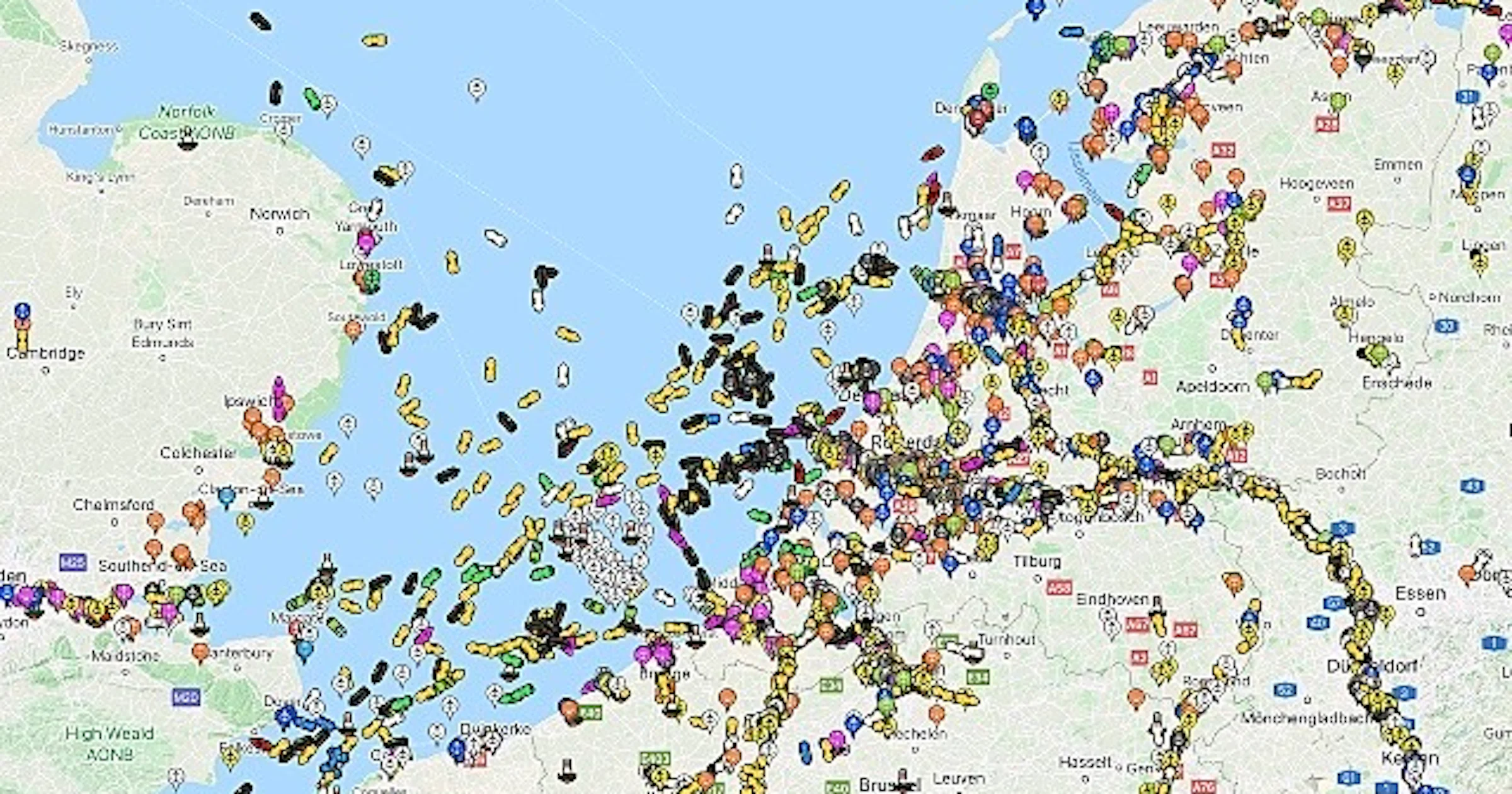 Volg het scheepvaartverkeer met Ship Finder