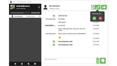 Anoniem chatten met qTox