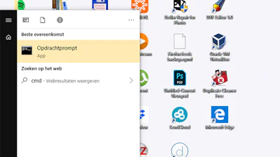 Werken met Opdrachtprompt -commando’s in Windows 10