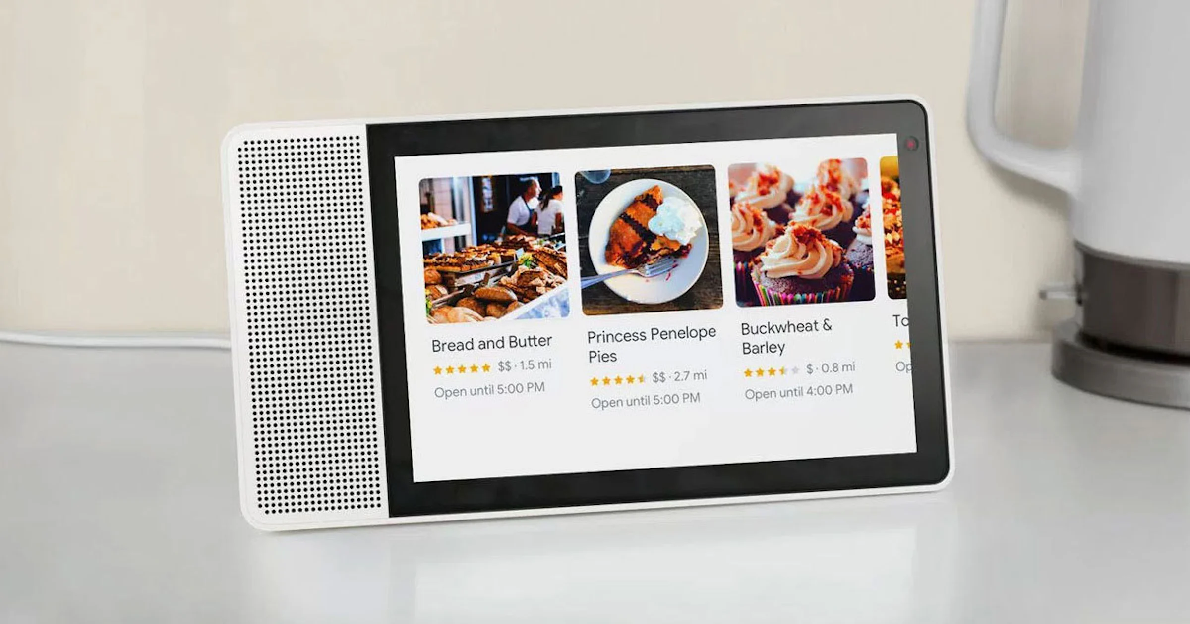 Eigen foto's presenteren op een smart display met Google Assistent