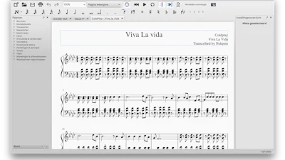 MuseScore 2 - Zelf gratis partituren maken
