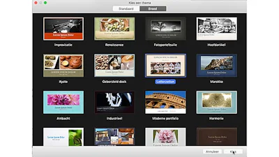 Maak eens een anders ogende presentatie met Keynote