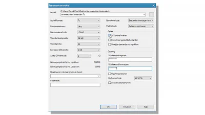 Versleutel bestanden met 7-Zip