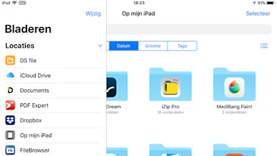 Beter je bestanden beheren in iOS 11