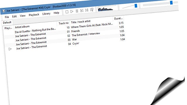 Foobar, de veelzijdige muziekspeler