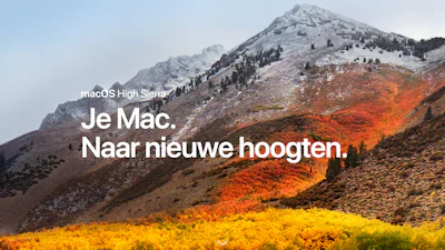 macOS High Sierra vandaag beschikbaar
