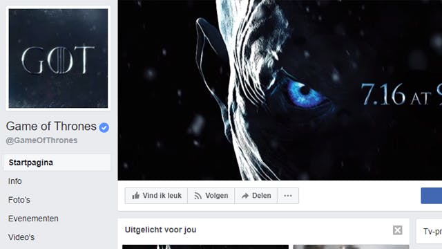 Zo kun je Game of Thrones-spoilers ontwijken op Facebook