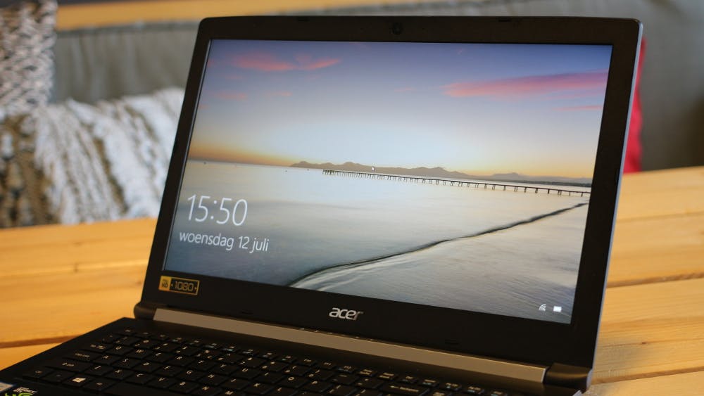 Acer Aspire 7 - Krachtige vingerafdrukmagneet