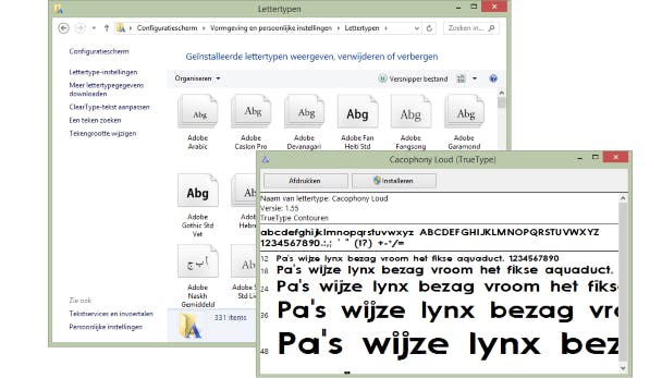 Overal je favoriete lettertypen installeren met portable apps