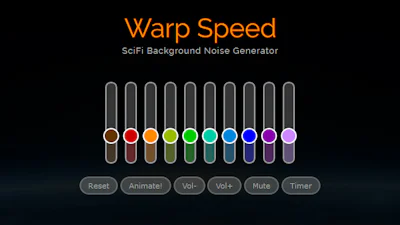 Stap in de USS Enterprise met de Warp Speed SciFi Noise Generator