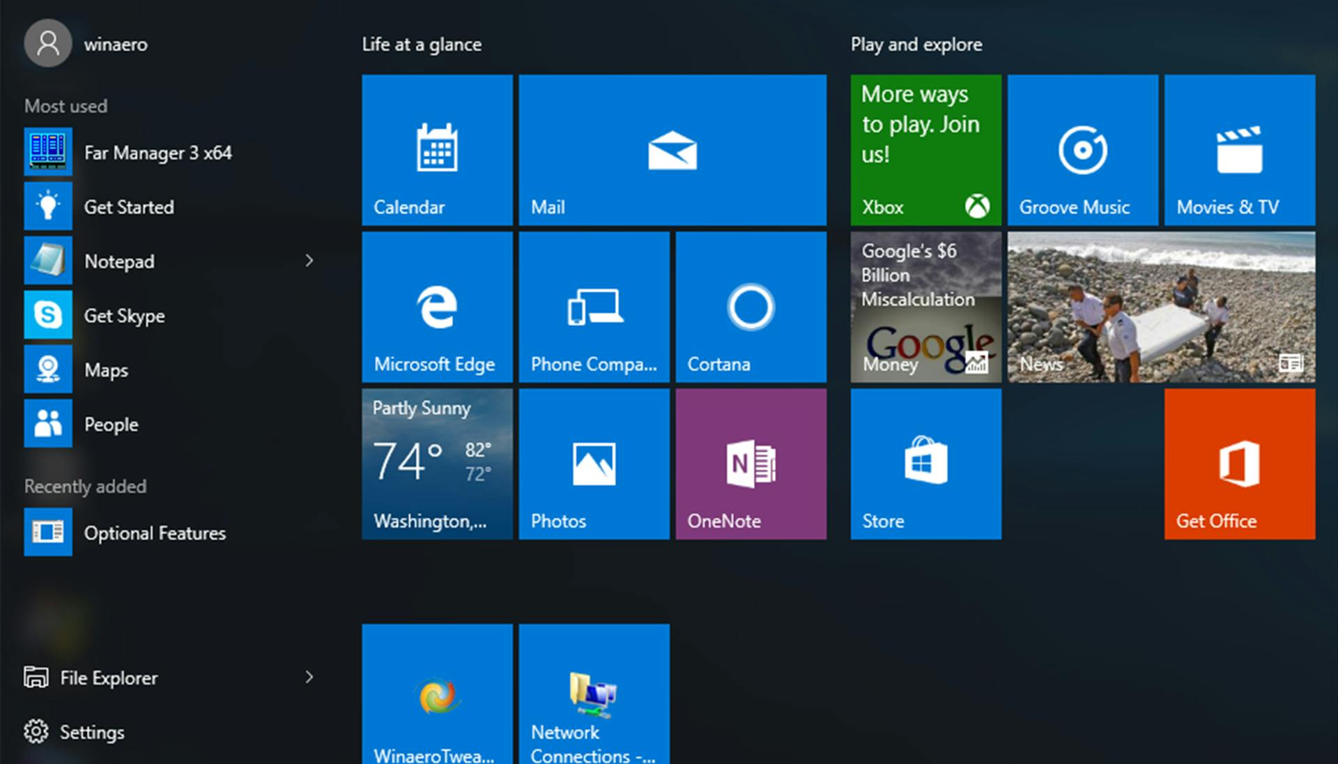Zo kun je websites toevoegen aan het Windows 10 startmenu