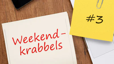 Weekendkrabbels: 'Van alle markten thuis'