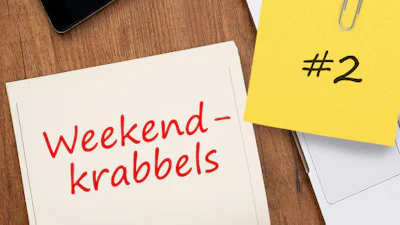 Weekendkrabbels: 'We zijn allemaal lui'