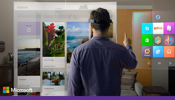 Microsoft toont holografische headset