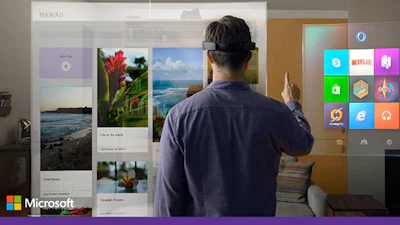 Microsoft toont holografische headset