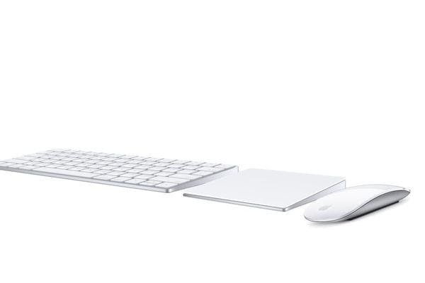 Nieuw toetsenbord, muis en trackpad Apple