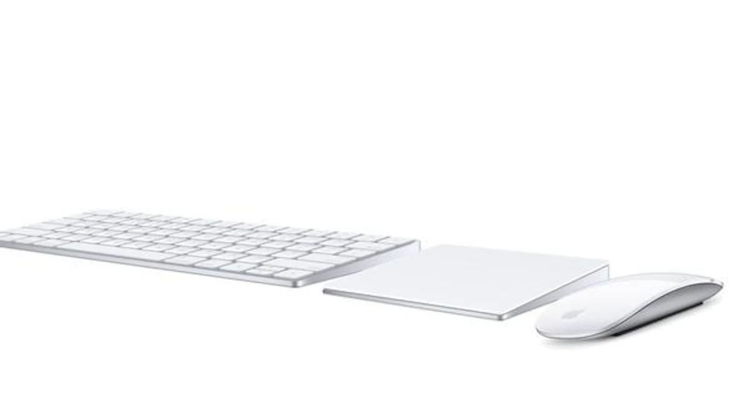 Nieuw toetsenbord, muis en trackpad Apple