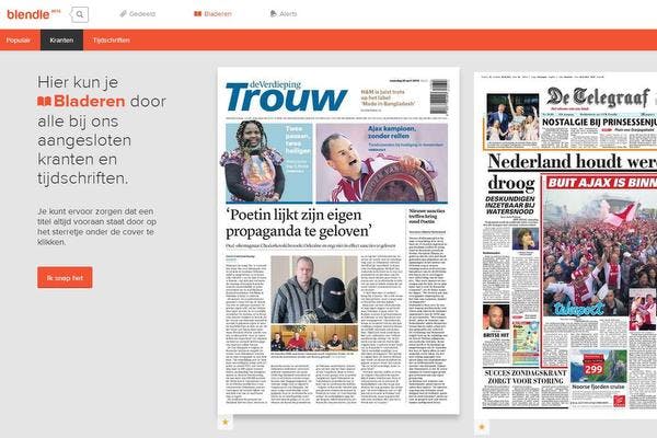 Blendle timmert aan de weg als appbouwer