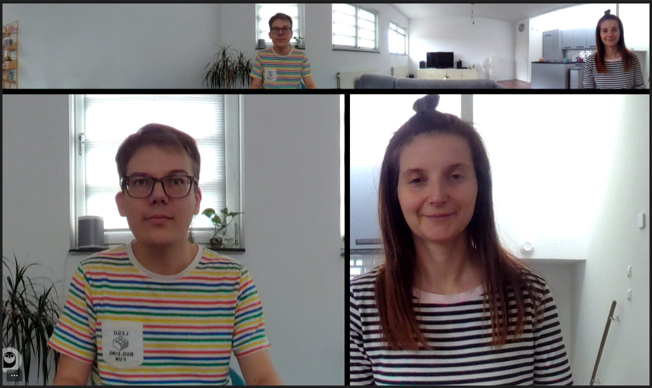 De Meeting Owl licht deelnemers die actief deelnemen uit.