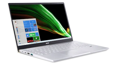 Acer Swift X review - Windows 11 en AMD