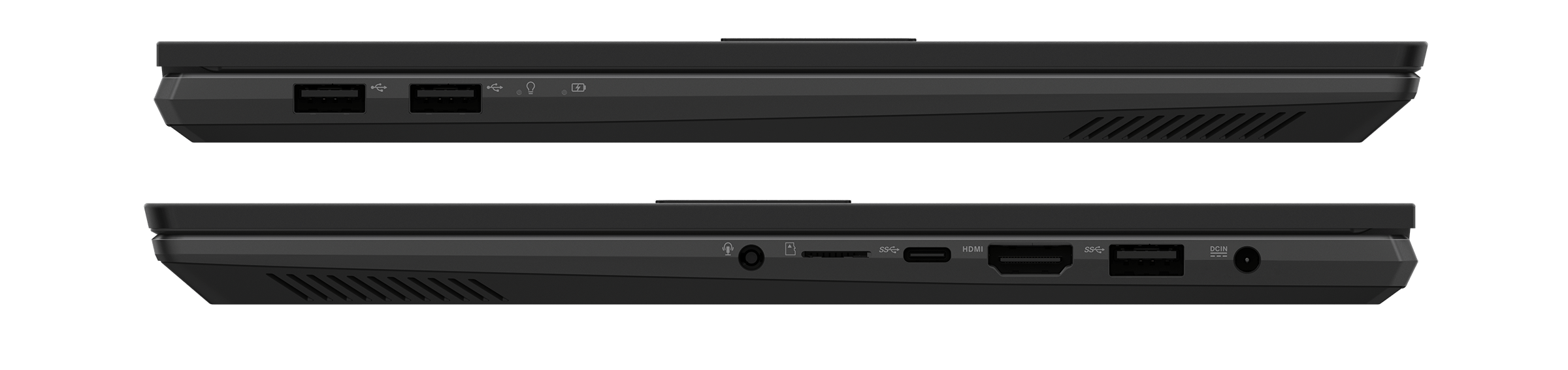 De Vivobook 14X heeft een goede selectie aansluitingen.