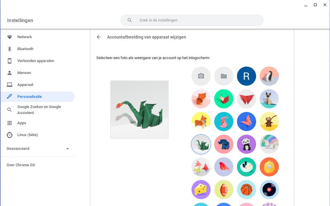 Kies eens een andere al dan niet geanimeerde accountafbeelding!