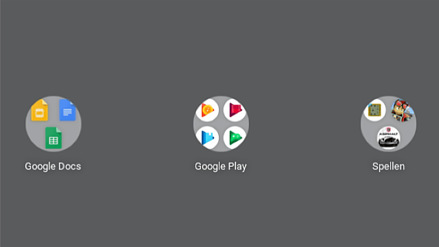 Apps groeperen op je Chromebook