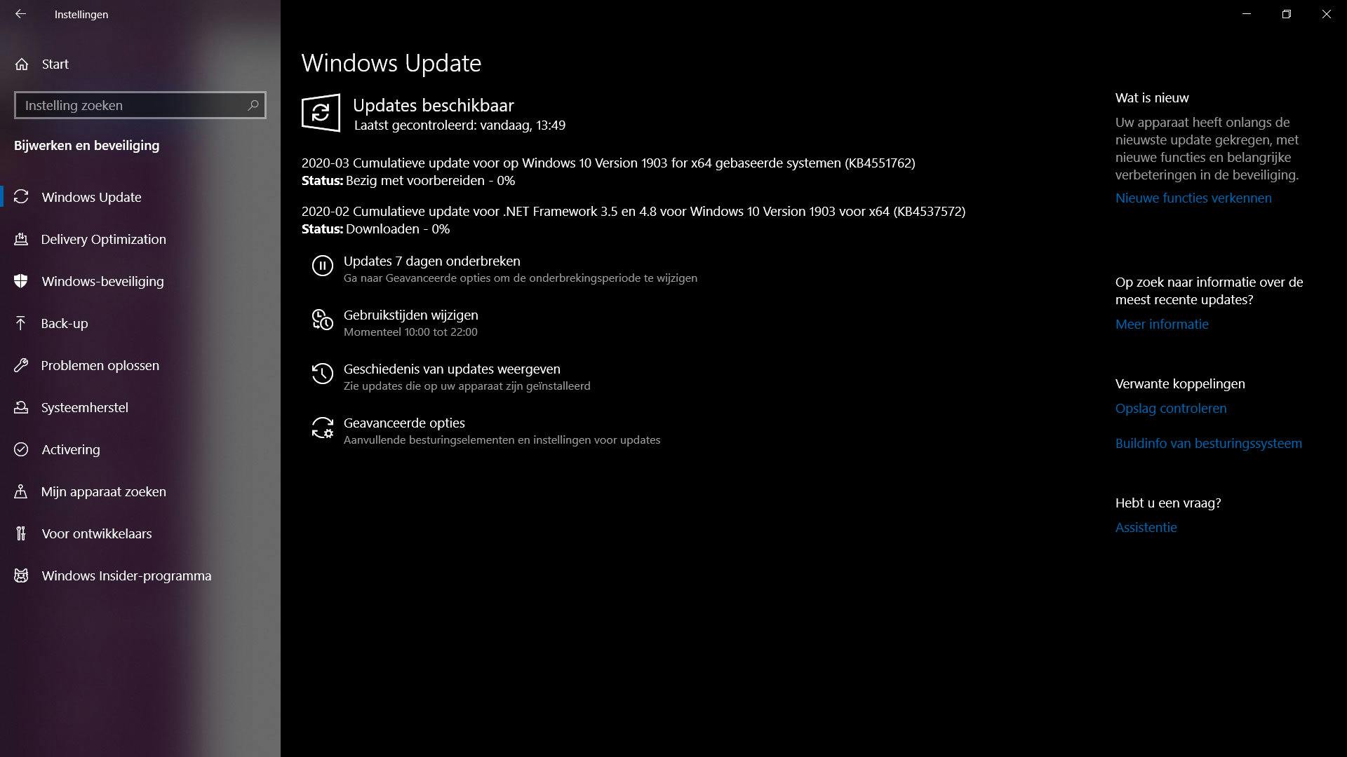 Updates Windows 10