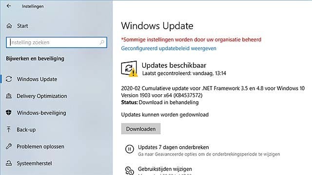 Windows 10 updates verwijderen