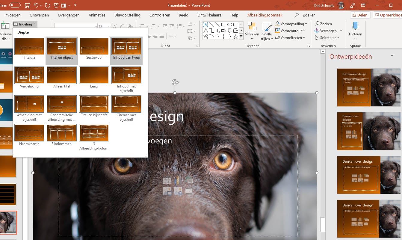 PowerPoint-presentatie mooi maken met Designer-functie