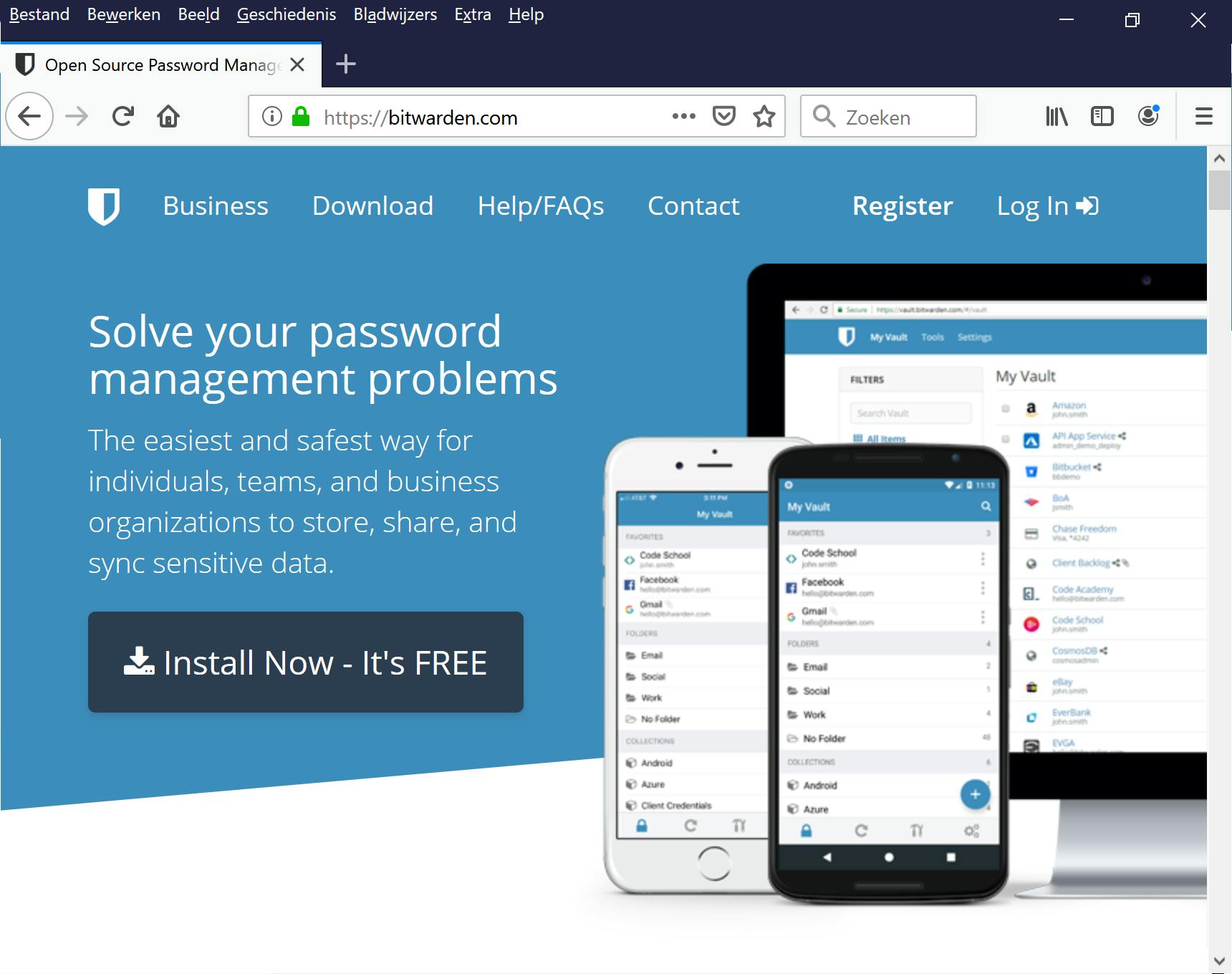 Beheer zelf je wachtwoorden met Bitwarden