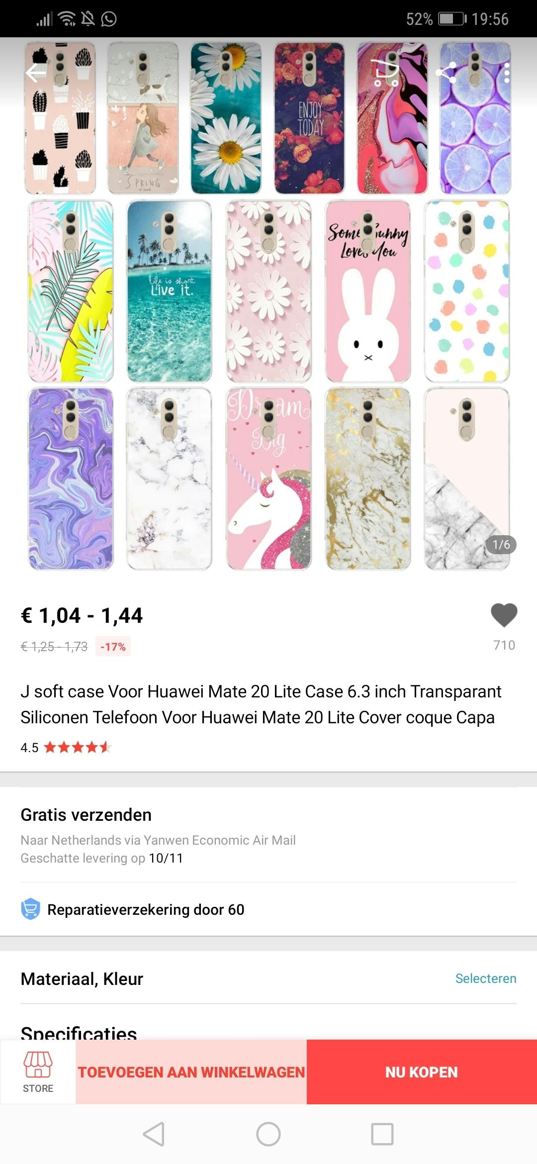 Hoesje AliExpress