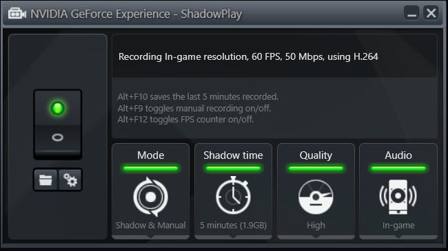 Screenshot van Shadowplay