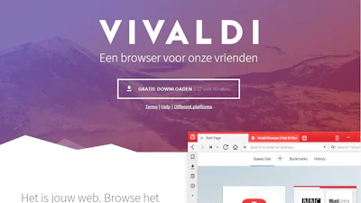 Vivaldi-browser: de concurrent voor Firefox en Chrome