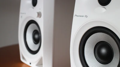 Pioneer DJ DM-40BT-W - Energiek en modern