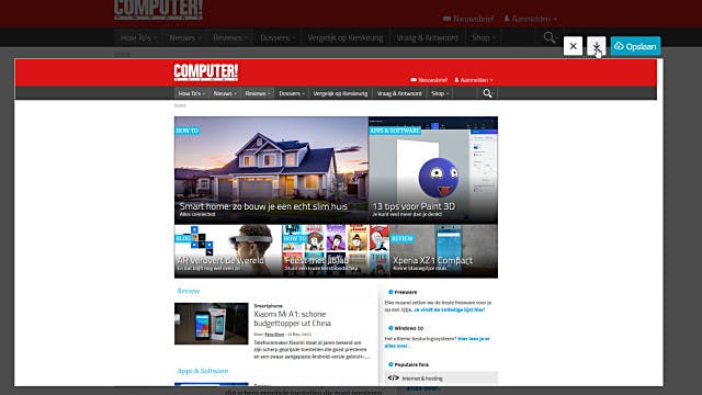 Zo maak je screenshots in Firefox