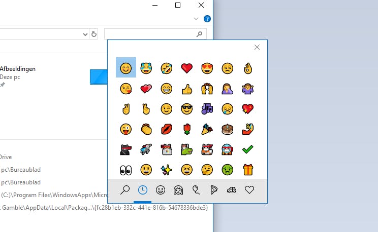 Zo gebruik je de nieuwe emoji-functie in Windows 10