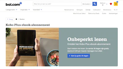 Ongelimiteerd boeken lezen met Bol.com en Kobo