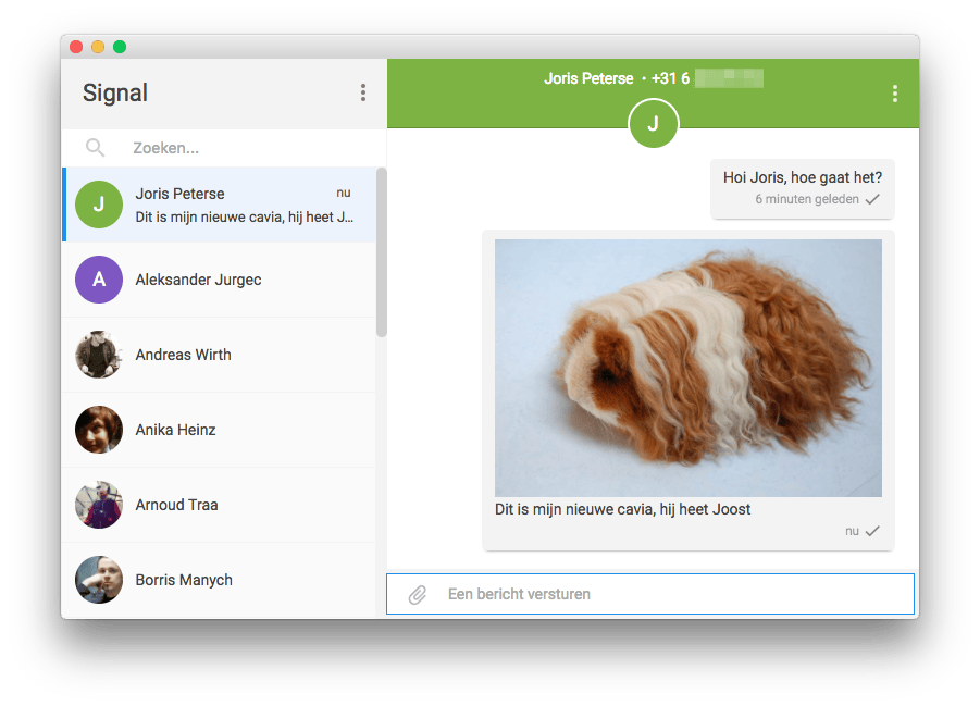 Signal - Veilig chatten op je desktop