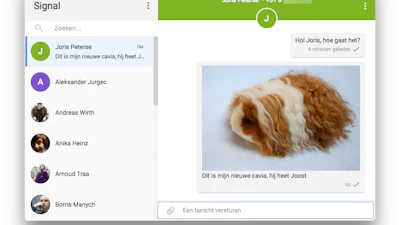 Signal - Veilig chatten op je desktop