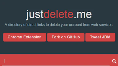 In één keer al je accounts verwijderen met JustDelete.me