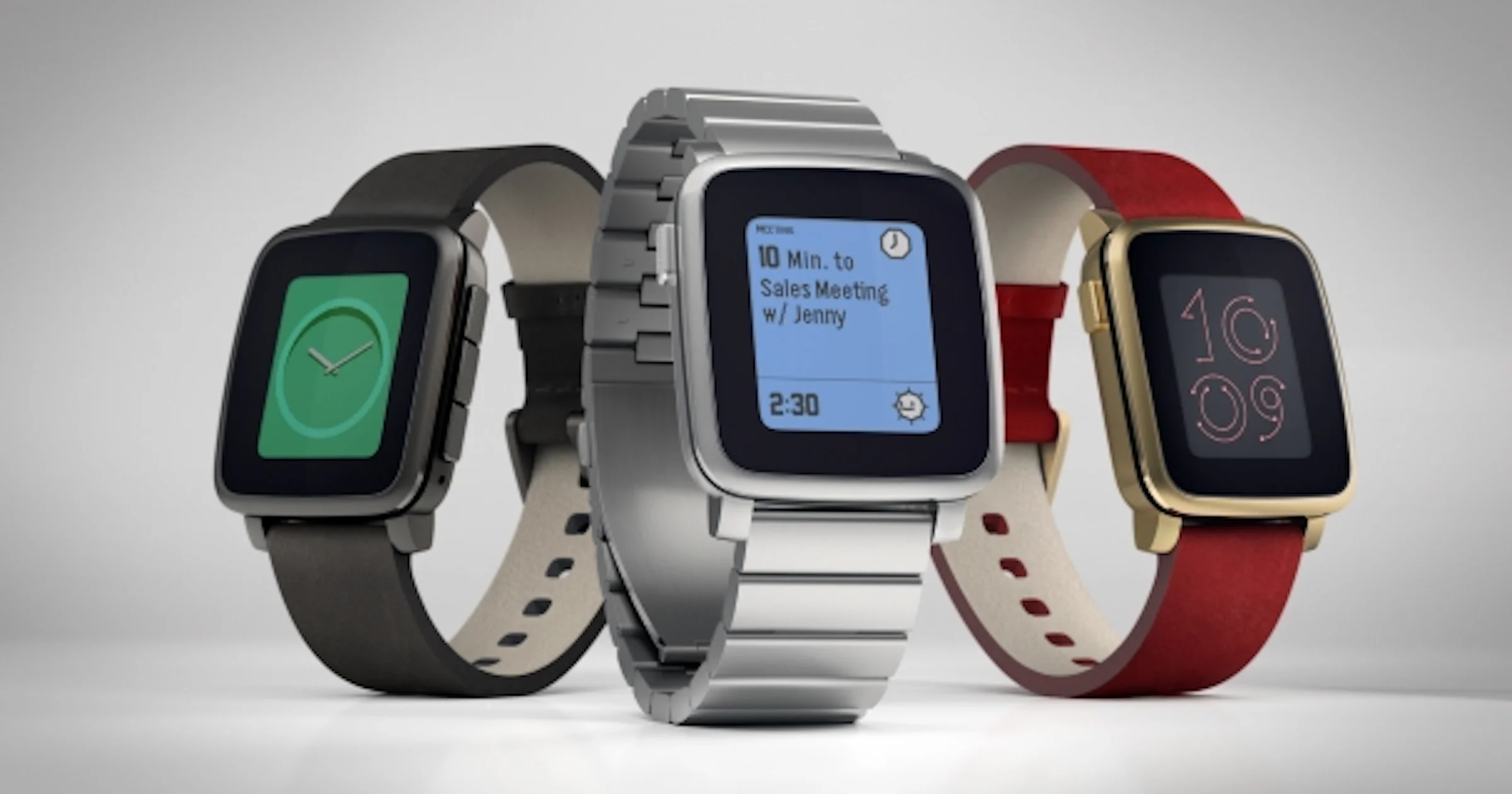 Pebble Time Steel - Altijd iets te zien