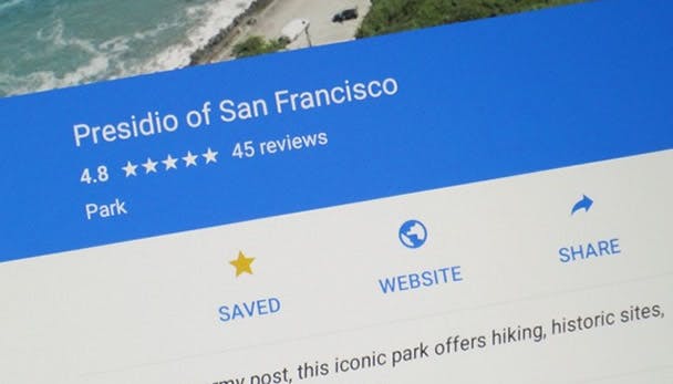 Opgeslagen plaatsen beheren in Google Maps