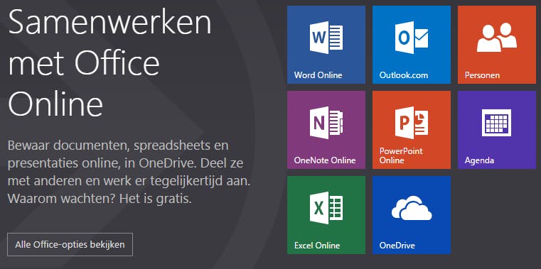 Samenwerken met Microsoft Office Online